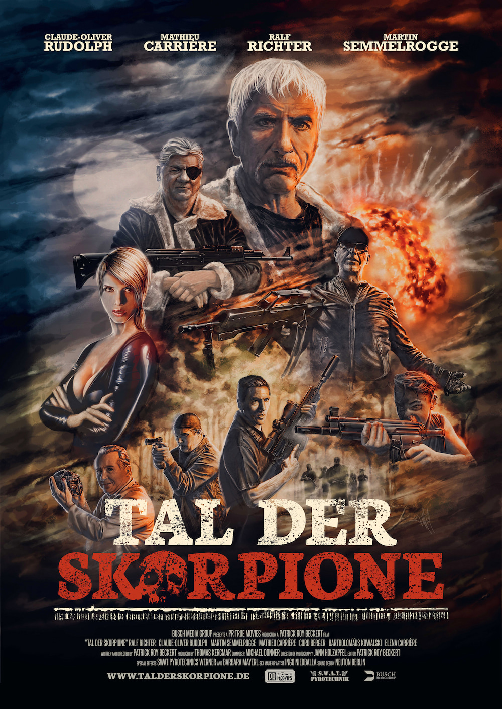 Filmplakat Tal der Skorpione